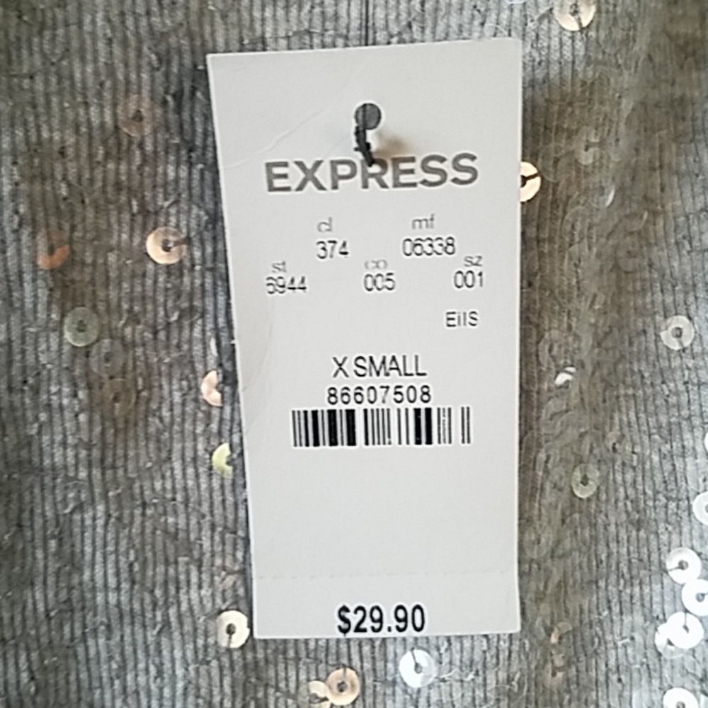 EXPRESS Ribbed Tank Top NWT - Picture 4 of 6